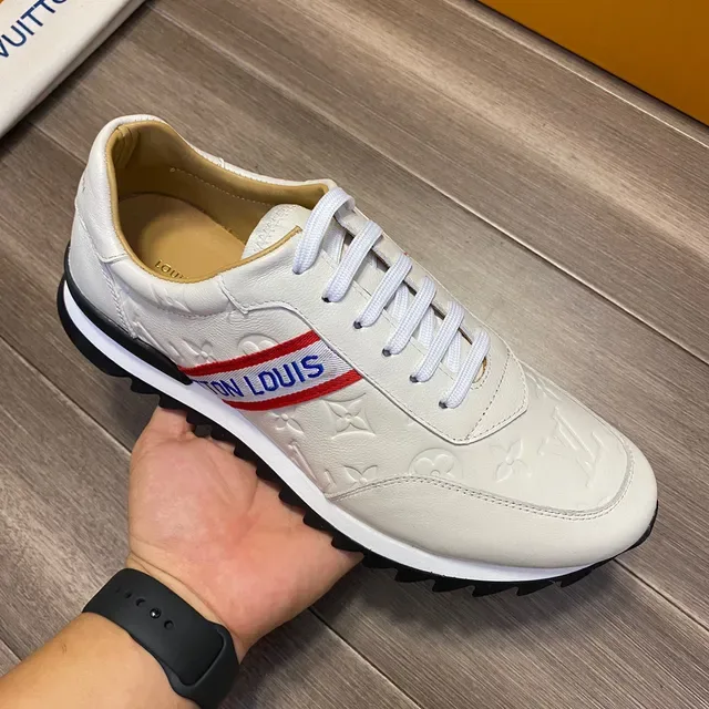 Louis Vuitton Monogram-Embossed White Lifestyle Sneakers 4