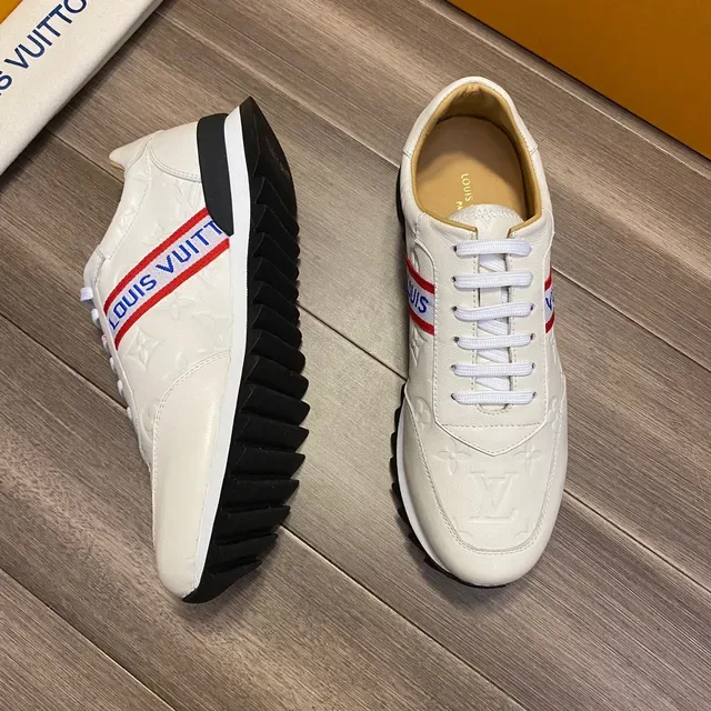 Louis Vuitton Monogram-Embossed White Lifestyle Sneakers 6