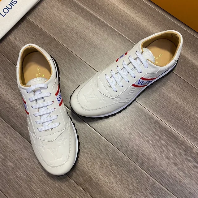 Louis Vuitton Monogram-Embossed White Lifestyle Sneakers 8