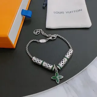 سوار Louis Vuitton Monogram إيناميل تشام فضي