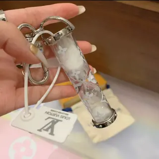 Louis Vuitton Monogram Hourglass Keychain Transparent Crossbody Bag