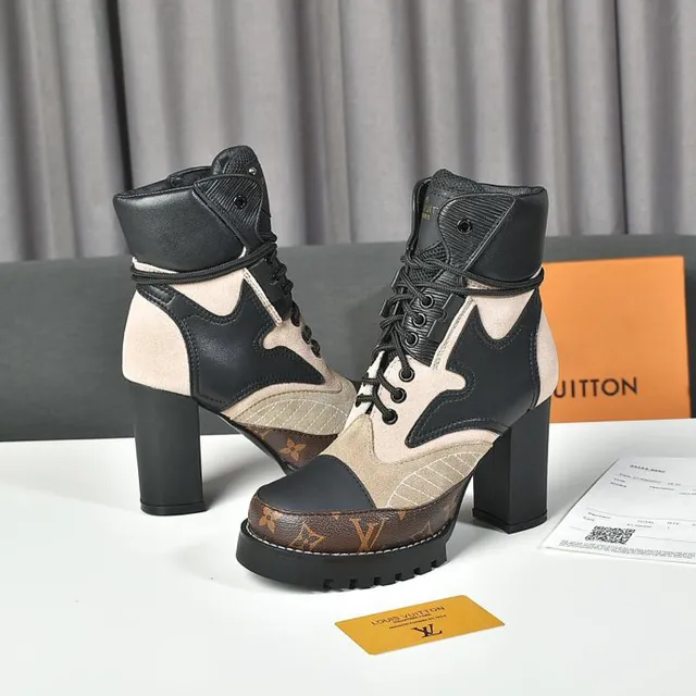 Louis Vuitton মাল্টি-প্যানেল মোনোগ্রাম এনকেল বুটস 3
