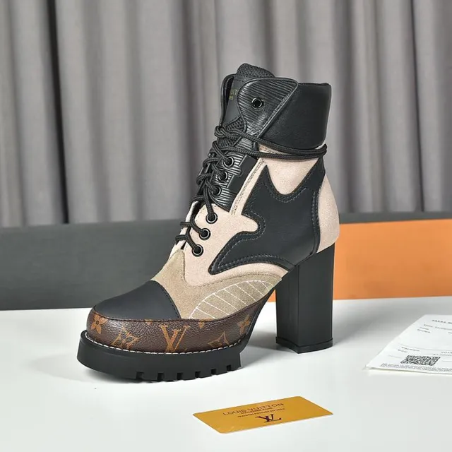 Louis Vuitton মাল্টি-প্যানেল মোনোগ্রাম এনকেল বুটস 7