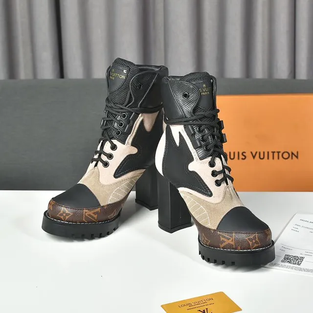 Louis Vuitton মাল্টি-প্যানেল মোনোগ্রাম এনকেল বুটস 8