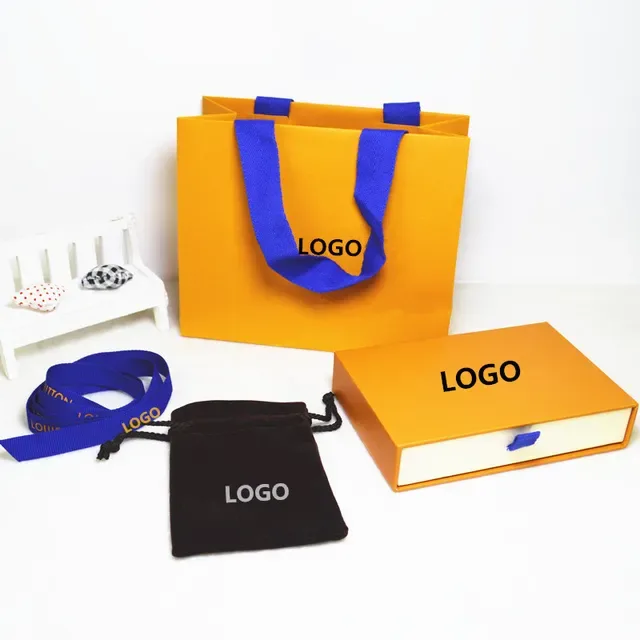 Louis Vuitton Orange Beige Papier Structuré Ruban Satin Anses Sac Tote 8