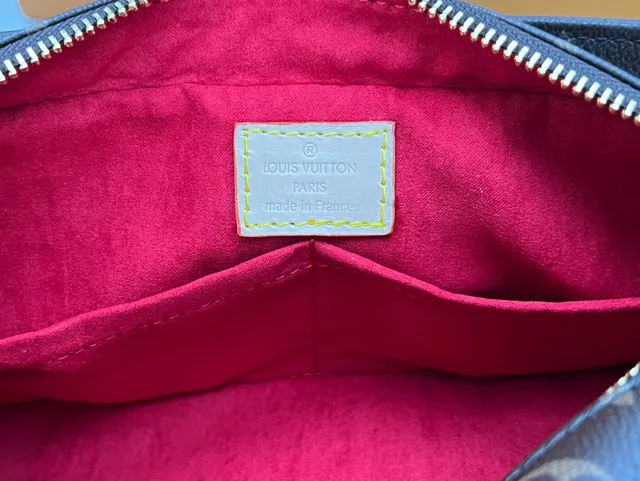 Louis Vuitton Petite Malle حقيبة سلاسل كانفاس بنية مع مونوغرام 2