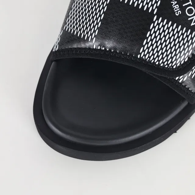 Louis Vuitton Run Away Monogram Check Slippers 5