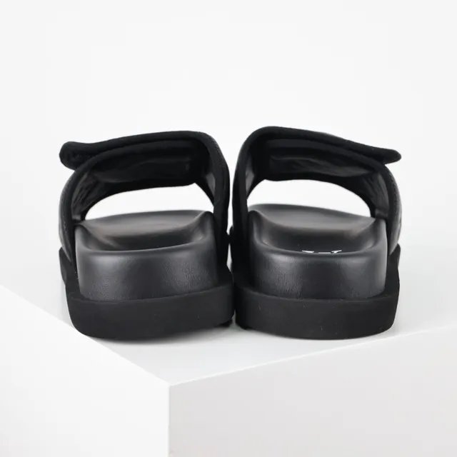 Louis Vuitton Run Away Slide صندل أسود مطبوع بمونوغرام زهور 8