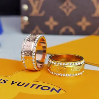 Louis Vuitton Turnaround 玫瑰金和黄色金 晶石镶嵌戒指