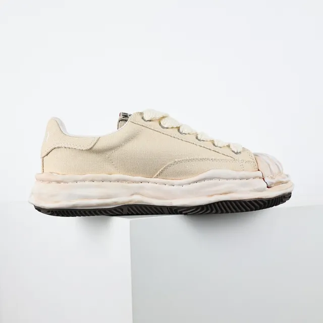 Maison Margiela بيج أسود مفكك متعدد الطبقات سنيكرز الأسلوب الحياتي 7