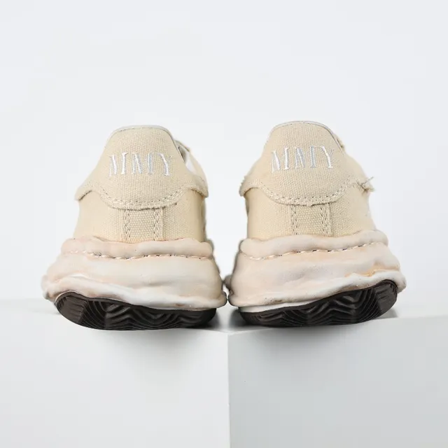 Maison Margiela بيج أسود مفكك متعدد الطبقات سنيكرز الأسلوب الحياتي 8