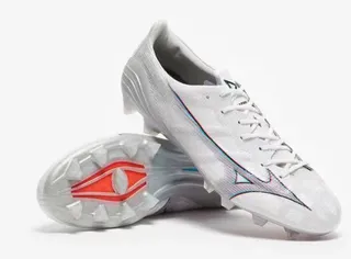 Mizuno Blue Orange Iridescent Synthetic Upper Conical Molded Studs Firm-Ground Soccer Shoes 11