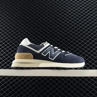 New Balance 574 नेवी এবং ক্রিম লाइফস্টাইল স্নিকার্স