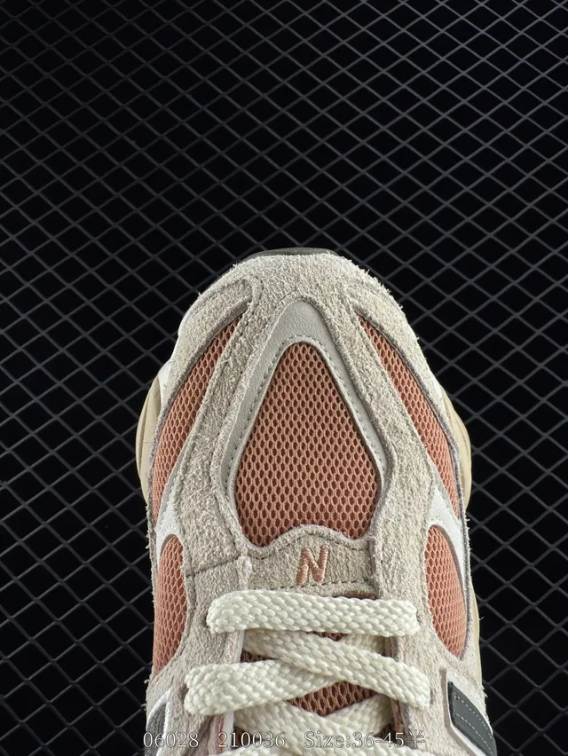 New Balance 9060 بيج بيتش شبكة سويد سميك أحذية رياضية 2