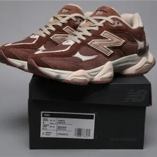 New Balance 9060 Marron Beige Baskets style de vie