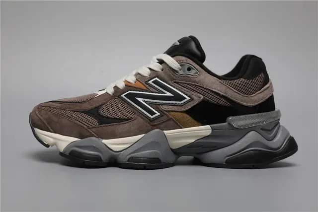 New Balance 9060 भूरा/काला लाइफस्टाइल स्नीकर 9