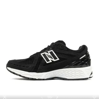 New Balance काला सफेद मेश अपर सिंथेटिक स्ट्रक्चरल ओवरले रनिंग जूते