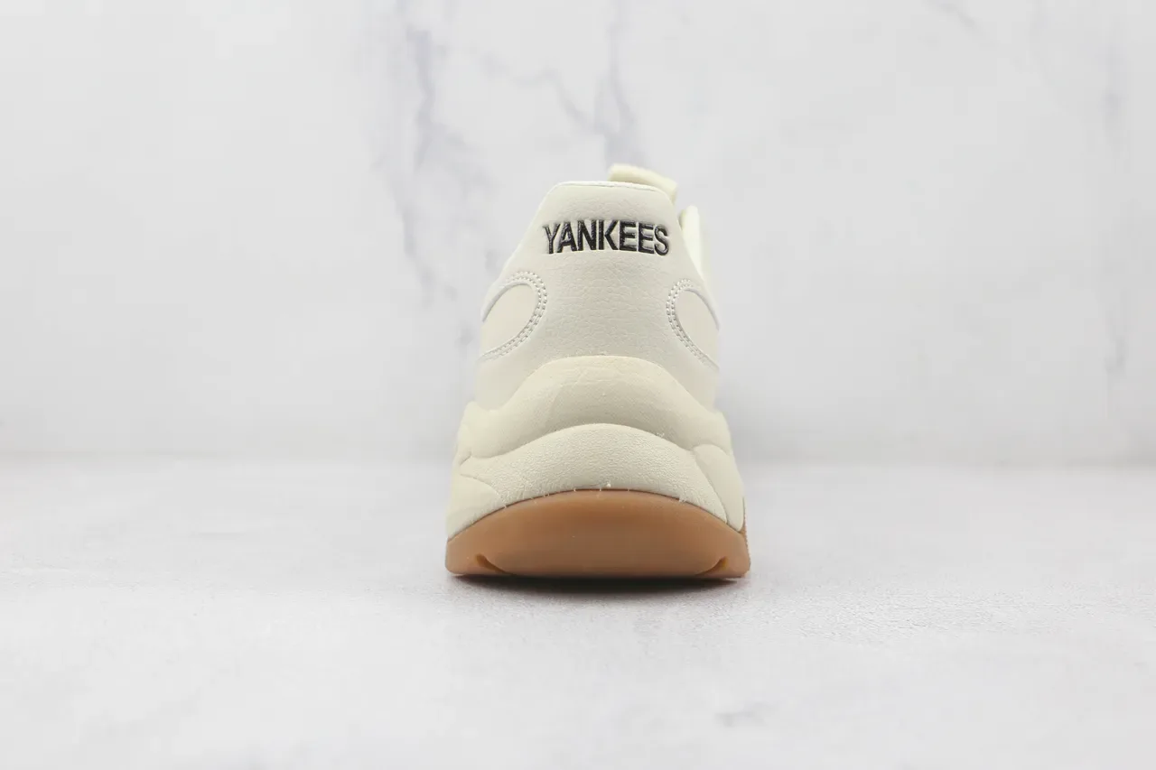 New Era Chaussures Chunky Beige Semelle Noire Oversized NY Logo 9