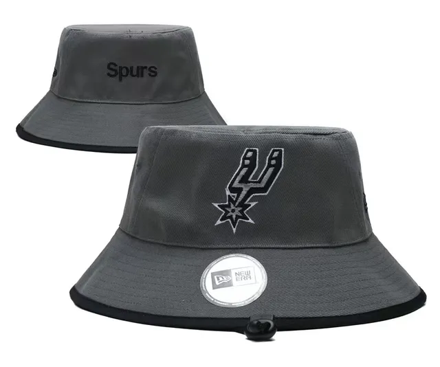 New Era Chicago Bulls কালো লাল এমব্রয়ডারি টিম লোগো কনট্রাস্টিং ট্রিম বকেট হ্যাট 7