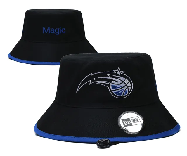 New Era Chicago Bulls কালো লাল এমব্রয়ডারি টিম লোগো কনট্রাস্টিং ট্রিম বকেট হ্যাট 10