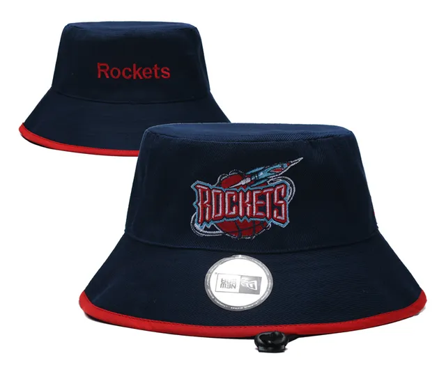 New Era Chicago Bulls কালো লাল এমব্রয়ডারি টিম লোগো কনট্রাস্টিং ট্রিম বকেট হ্যাট 11