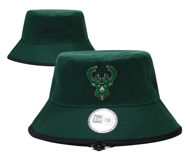 New Era Chicago Bulls কালো লাল এমব্রয়ডারি টিম লোগো কনট্রাস্টিং ট্রিম বকেট হ্যাট 13