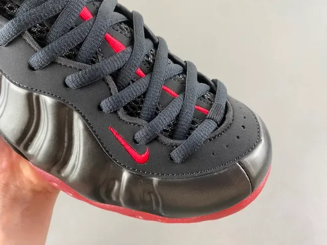 Nike Air Foamposite One Black Red Basketball Shoes 2