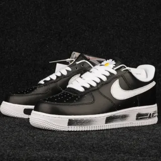 Nike Air Force 1 أسود وأبيض حذاء نمط الحياة