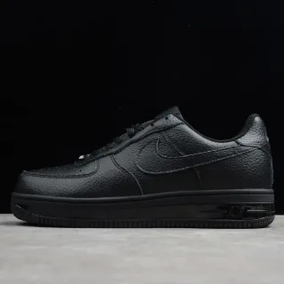 Nike Air Force 1 أسود جلد بليب لايف ستايل سنیکرز