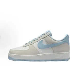 Nike Air Force 1 Chaussures Lifestyle Beige Clair et Bleu Pâle