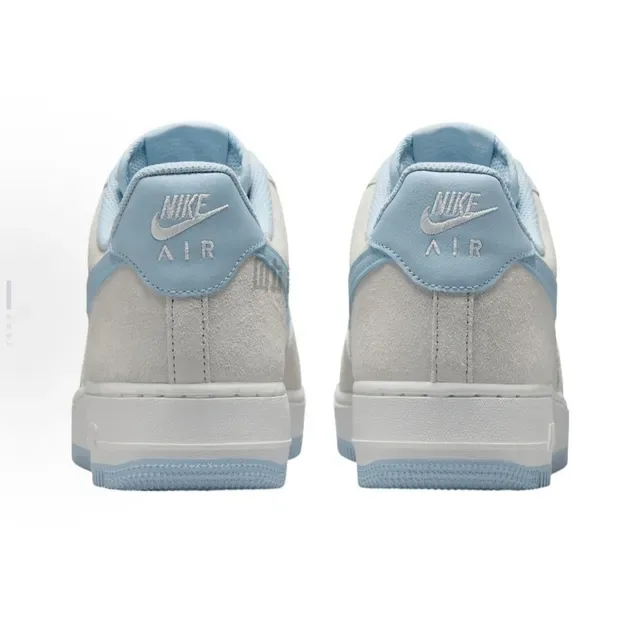 Nike Air Force 1 浅米色和淡蓝色生活方式运动鞋 5