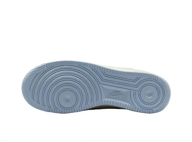 Nike Air Force 1 Light Blue and Cream Lifestyle Sneakers 2