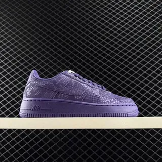 Nike Air Force 1 Low بنفسجي نسيج الثعبان نمط الحياة سنيكرز