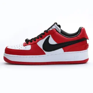 Nike Air Force 1 Low أحمر أبيض أسود حذاء أسلوب حياة