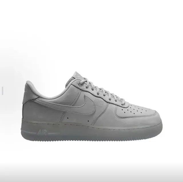 Nike Air Force 1 Monochromatic Gray Lifestyle Sneakers 2