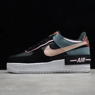 Nike Air Force 1 Platform أسود وردي بيج أزرق أخضر أسلوب حياة أحذية رياضية