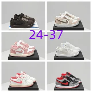 Nike Air Jordan 1 Low بني ستايل حياة سنيكرز