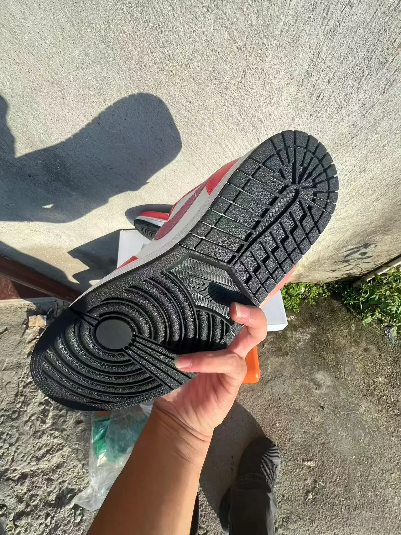 Nike Air Jordan 1 Low أحمر أبيض وردي بحري لايف ستايل سنيكرز 6
