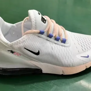 Nike Air Max 270 White Peach Pink Purple sneakers lifestyle
