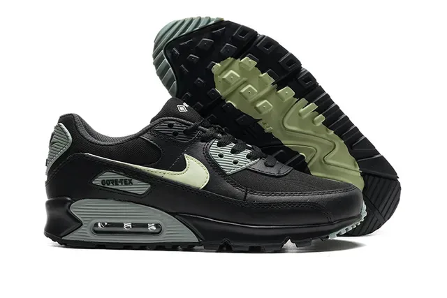 Nike Air Max 90 GORE-TEX Noir Vert Pâle Chaussures Lifestyle 4