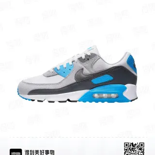 Nike Air Max 90 أحذية رياضية أسلوب حياة رمادي وأزرق سيان