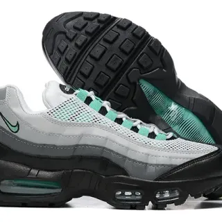 Nike Air Max 95 أسود رمادي أخضر نعناع حذاء رياضي أسلوب حياة