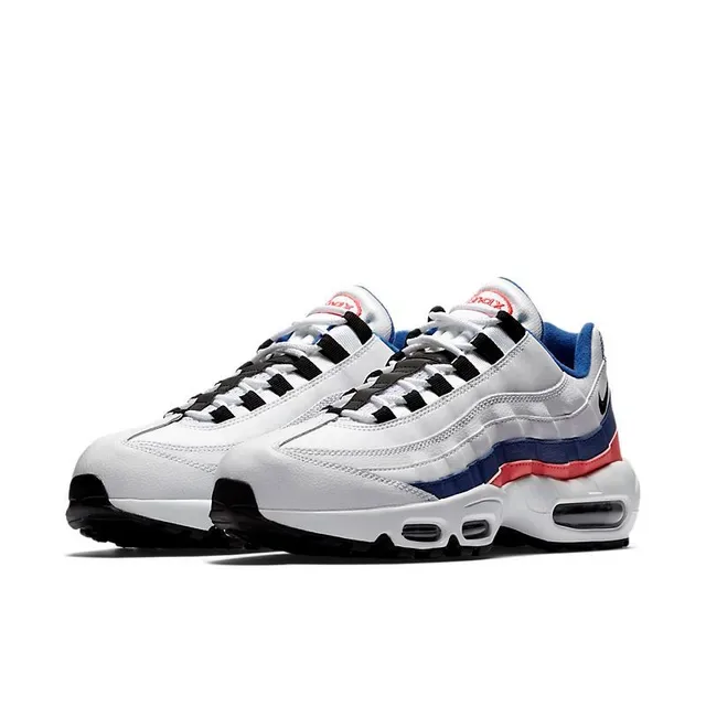 Nike Air Max 95 Blanc Bleu Rouge Sneakers Lifestyle 3
