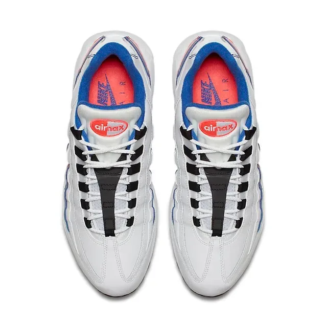 Nike Air Max 95 Blanc Bleu Rouge Sneakers Lifestyle 4