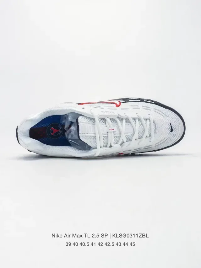 Nike Air Max TL 2.5 SP Blanc Noir Rouge Chaussures Lifestyle 7
