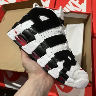 Nike Air More Uptempo 白色黑色红色篮球鞋