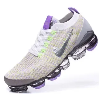 Nike Air VaporMax Flyknit 3 أخضر ليمون بنفسجي أحذية رياضية أسلوب الحياة