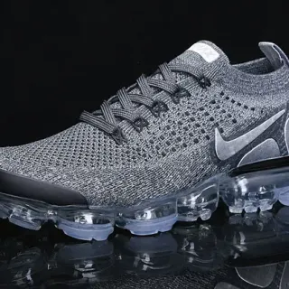 Nike Air VaporMax Flyknit رمادي فضي حذاء أسلوب حياة