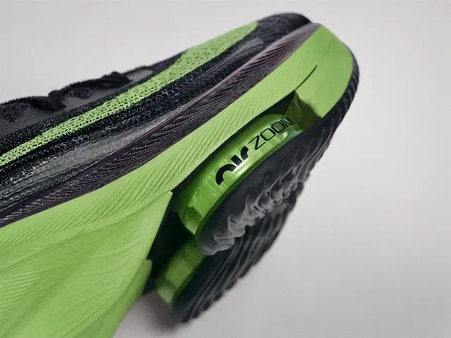 Nike Air Zoom Alphafly Black Lime Green Running Shoes 4
