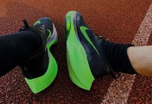 Nike Air Zoom Alphafly Black Lime Green Running Shoes 5